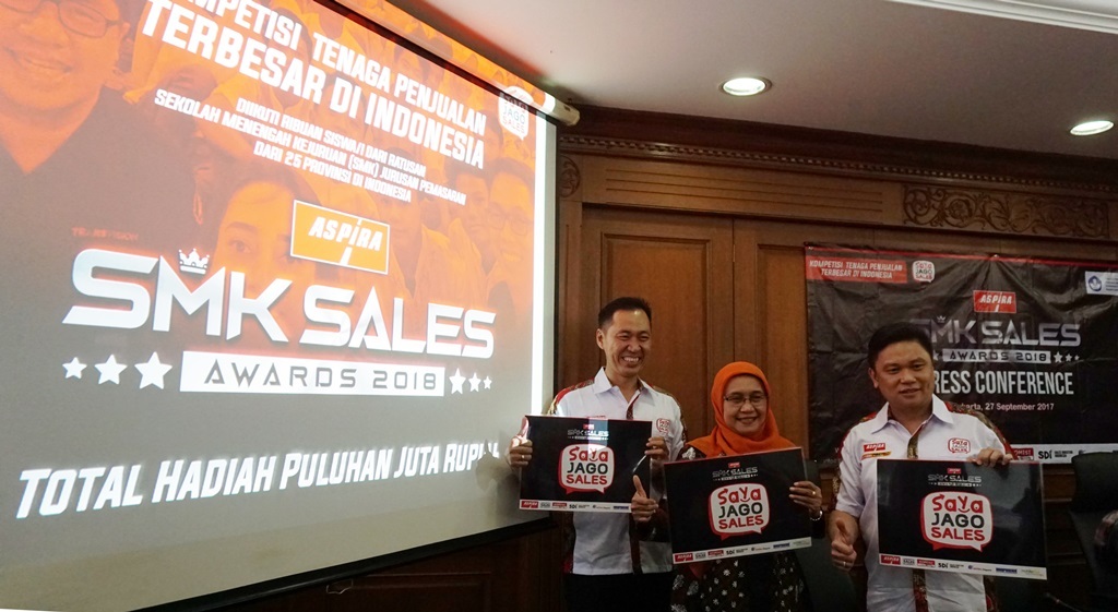 Aspira Ajak Siswa SMK Berkompetisi Tenaga Penjual