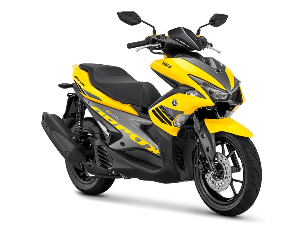 Warna Baru Aerox 155VVA Kini Tampil Lebih Sporty