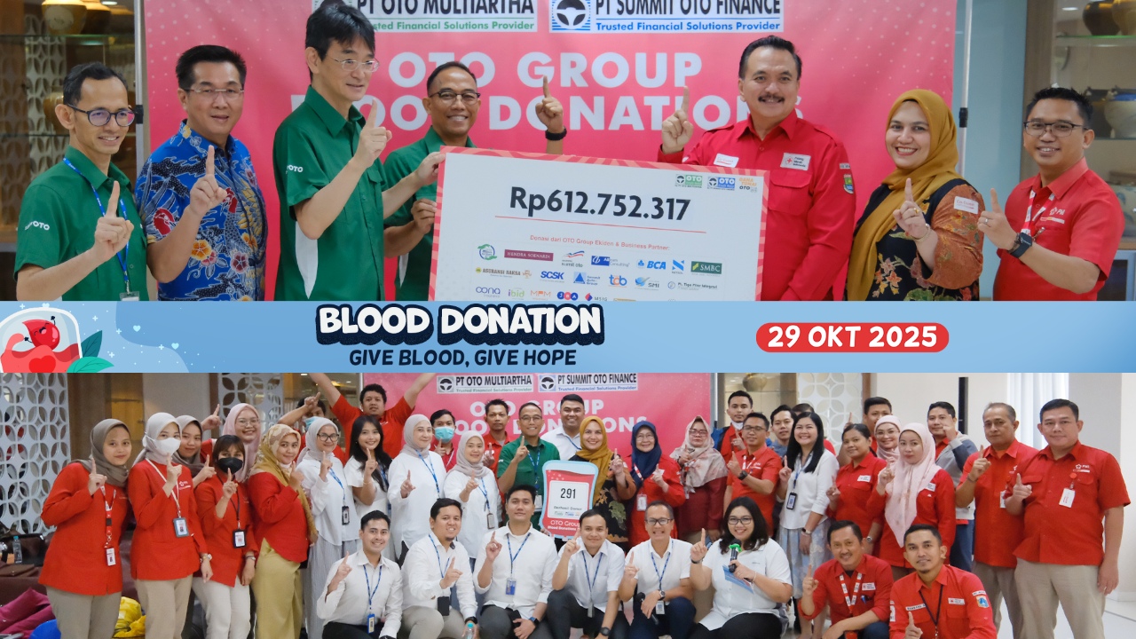 Komitmen Berkelanjutan OTO Group Dalam Aksi Kemanusiaan Melalui Kegiatan Donor Darah